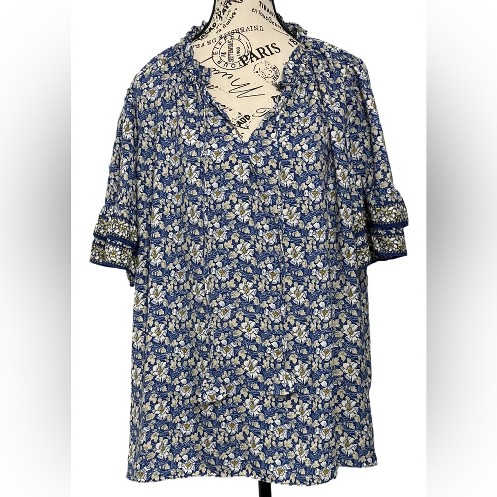 Max Studio Swing Necktie Blouse